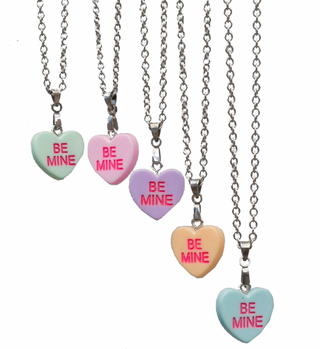 Be Mine Conversation Heart Necklace
