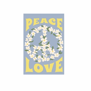 Peace & Love 6x9 Art Print