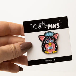 QUIRKY PINS: Evil Eye Furby Enamel Pin