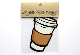 To Go Coffee Magnet