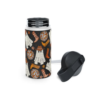 Disco Cowboy Ghost Stainless Steel Water Bottle Tumbler