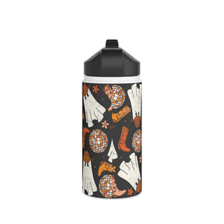 Disco Cowboy Ghost Stainless Steel Water Bottle Tumbler