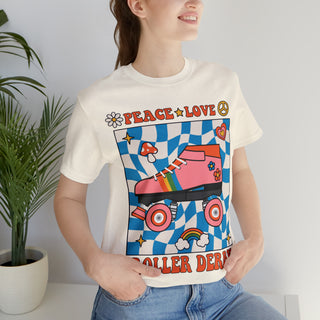 Peace Love Roller Derby T-shirt