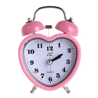 Y2K Heart Shaped Studded Alarm Clock