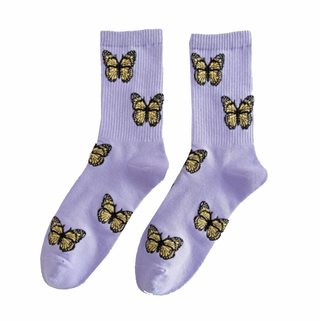 Y2K Butterfly Quirky Socks