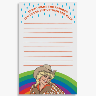 Notepad: Cowgirl Rainbow