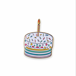 Quirky Pins: Birthday Cake Enamel Pin