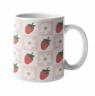 Cottage Core Strawberry Coffee Mug