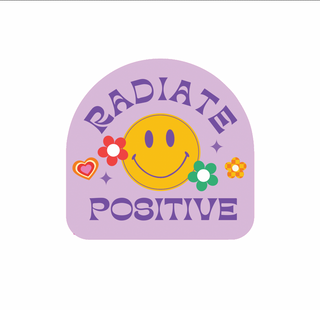 Radiate Positive Sticker
