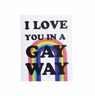Ash + Chess - Gay Way Card