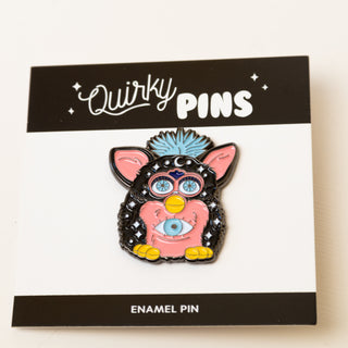QUIRKY PINS: Evil Eye Furby Enamel Pin