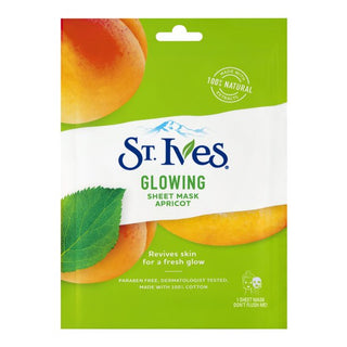 St. Ives Skin Care Sheet Mask, Glow Apricot