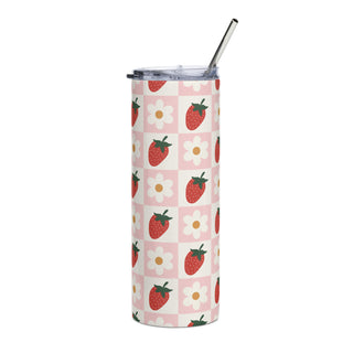 Strawberry Stainless steel tumbler