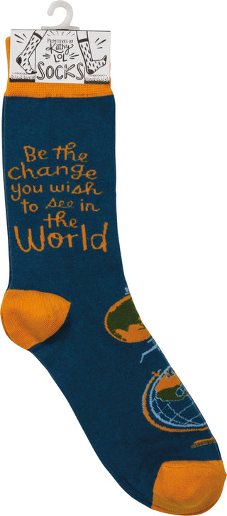 Socks - Be The Change You Wish To See