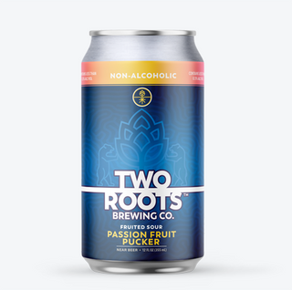Two Roots Brewing Co. - Passion Fruit Pucker - Non Alcoholic Fruited Sour Beer