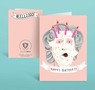 Citizen Ruth - Mrs. Doubtfire Happy Birthday Card