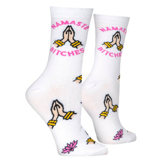 Crazy Socks - Namaste Bitches