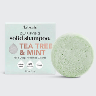 Tea Tree + Mint Clarifying Shampoo Bar by KITSCH