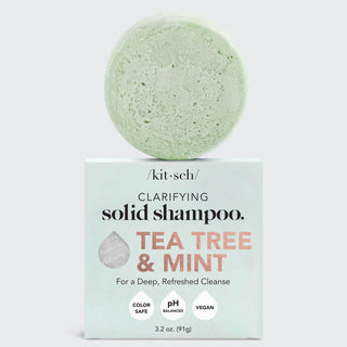 Tea Tree + Mint Clarifying Shampoo Bar by KITSCH