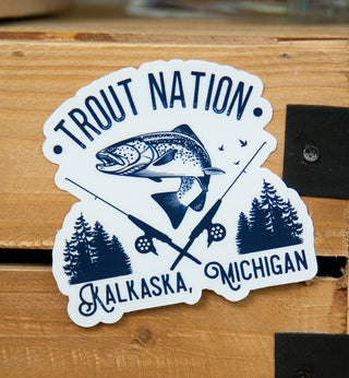 Kalkaska Trout Nation Sticker