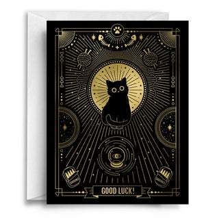 Compoco - Good Luck Cat Greeting Card