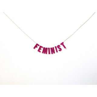 Feminist Felt Party Banner