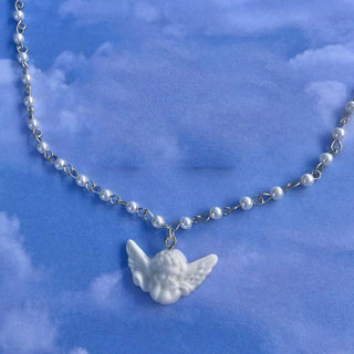Cupid Cloud Necklace Earring Set