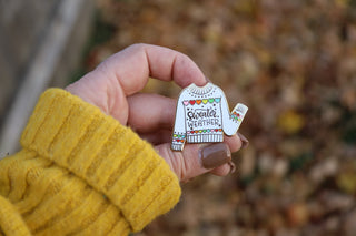 Quirky Pins: Sweater Weather Enamel Pin
