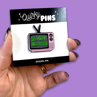 Quirky Pins: Scary Movies Enamel Pin