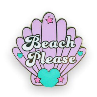 Quirky Pins: Beach Please Enamel Pin