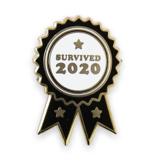 Quirky Pins: Survived 2020 Award Enamel Pin