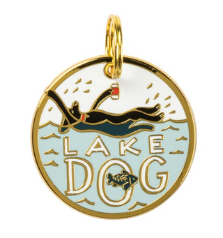 Collar Charm - Lake Dog