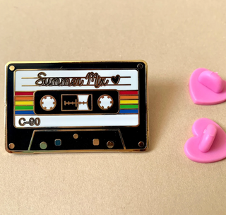 Quirky Pins: Summer Mix Tape Enamel Pin
