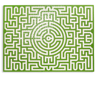 Kikkerland 1000 Piece Labyrinth Puzzle