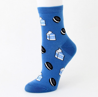 Milk and Cookie Kawaii Quirky Socks