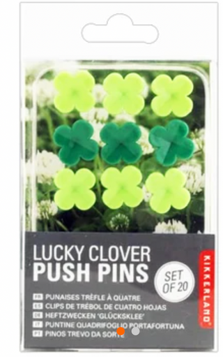 Clover Pushpins