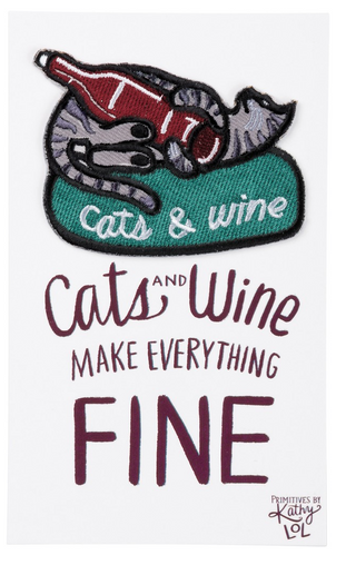 Patch - Cats And Wine Make Everything Fine