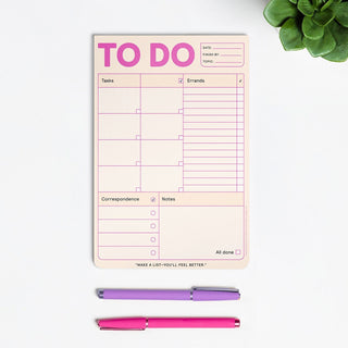 To Do Pad In Pastel Peach Notepad