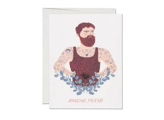 Red Cap Cards - Bearded Friend