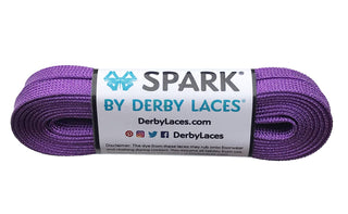 Derby Laces - Purple 45 Inch (114 Cm) Spark By Derby Laces Metallic Roller Derby Skate Lace