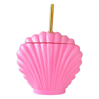 Packed Party - Shell-ebrate Reusable Party Sipper Cup with Straw