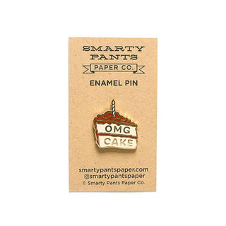 Smarty Pants Paper - OMG Cake pin