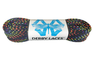 Derby Laces - Rainbow 96 Inch (244 Cm) Derby Laces Waxed Roller Derby Skate Lace