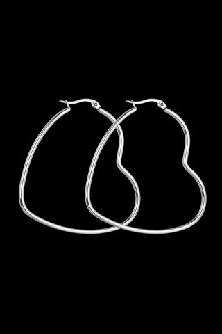 Heart Stainless Steel Earrings