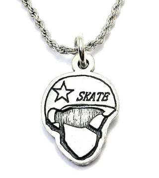 Chubby Chico Charms - Skate Helmet Single Charm Necklace Sports Team Roller Derby