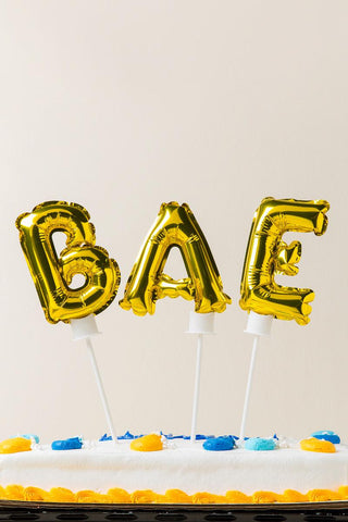 Bae Balloon Cake Toppers