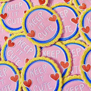 Keep It Cute Patch Iron-On Patch