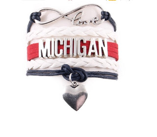 Michigan Charm Bracelet