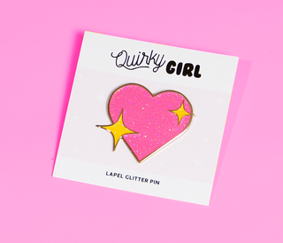 Quirky Pins: Heart Emoji Enamel Pin