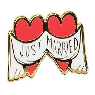 Enamel Pin - Just Married